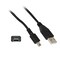 Cable Wholesale Offex Wholesale Usb Type A Male - Mini-B Male Cable, 5 Pin, Black, 10 Ft